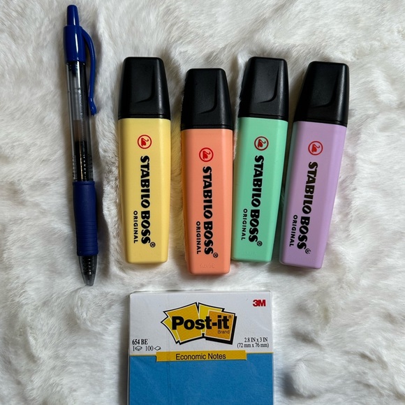 Japanese Stationery 💕 Kokuyo Campus Notebooks, Pastel Highlighters, Pencil Case - Picture 5 of 6